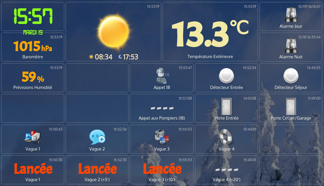 Lancement de la vague d'appels 3 : 10 minutes après l'alerte, cette vague d'appels vers une autre série de destinataires est lancée automatiquement