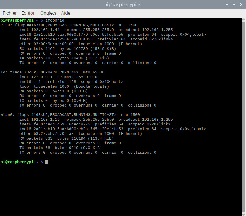 Vérification des adresses IP