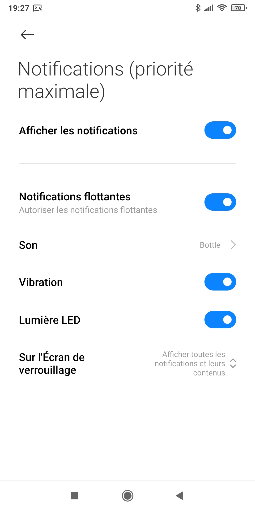 Niveau 5 - visilité maximum avec un son reconnaissable